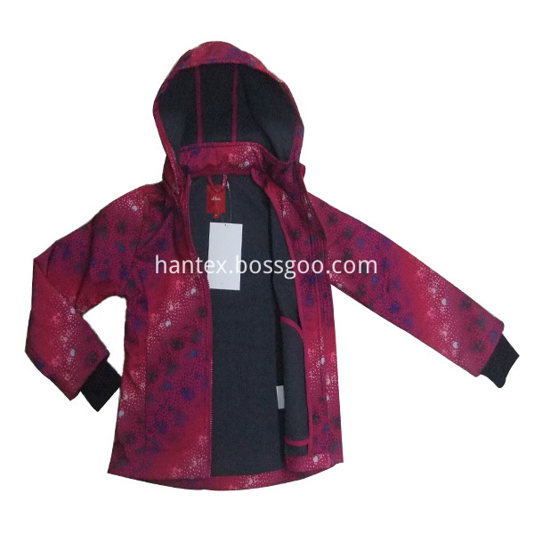 Girl outdoor softshell jacket