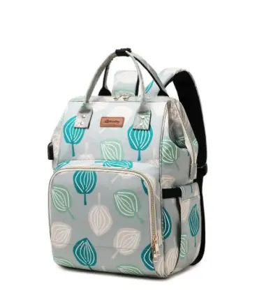 Playful Print Mommy Backpack Functional Diaper Bag