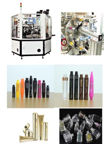 Butelki kosmetyczne Automat do tłoczenia folią na gorąco