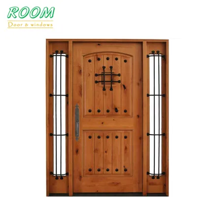 Villa Entrance Wood Swing Entry Door