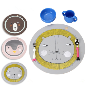 Soft Silicone Place Mat for Kids Table Placemat