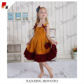 Butik korduroi mustard &amp; burgundy suit-dress