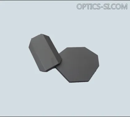 Monocrystalline silicon scanning mirror, CO2 laser coated galvo scanning mirror , laser galvo silicon scanning mirror