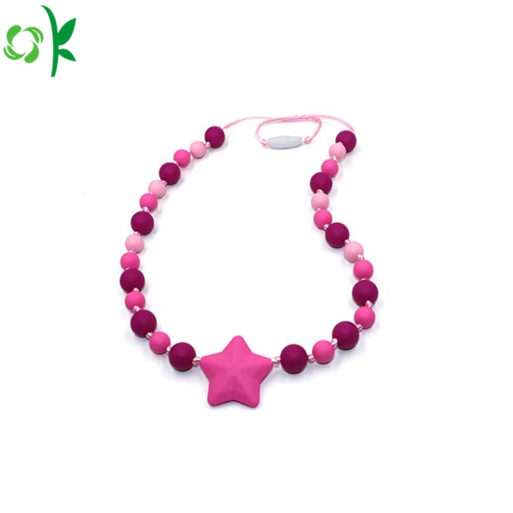 New Decoration Fashion Silicone Necklace Beads for Baby