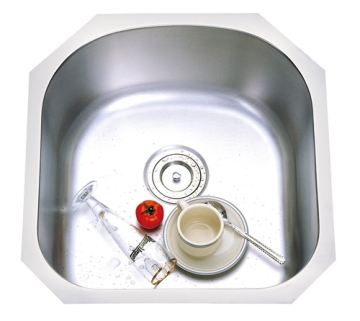 cUPC Single bowl stainless steel sink kitchen unit