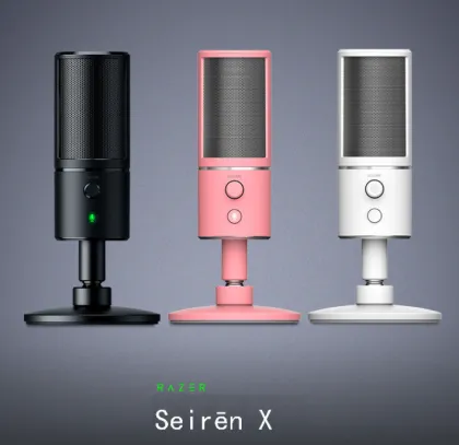 Razer Seiren X Digital Microphone for Professional Gaming and Music