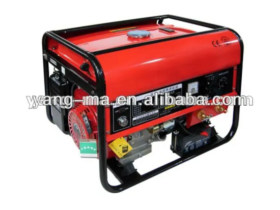 air cooled 4 stroke engine power gasoline welding generator 190A