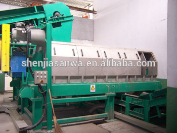 Screw press for waste recycling