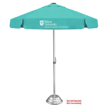 Commercial Grade Vented Bistro Patio Umbrella with UV Protection and Heavy Duty Pole