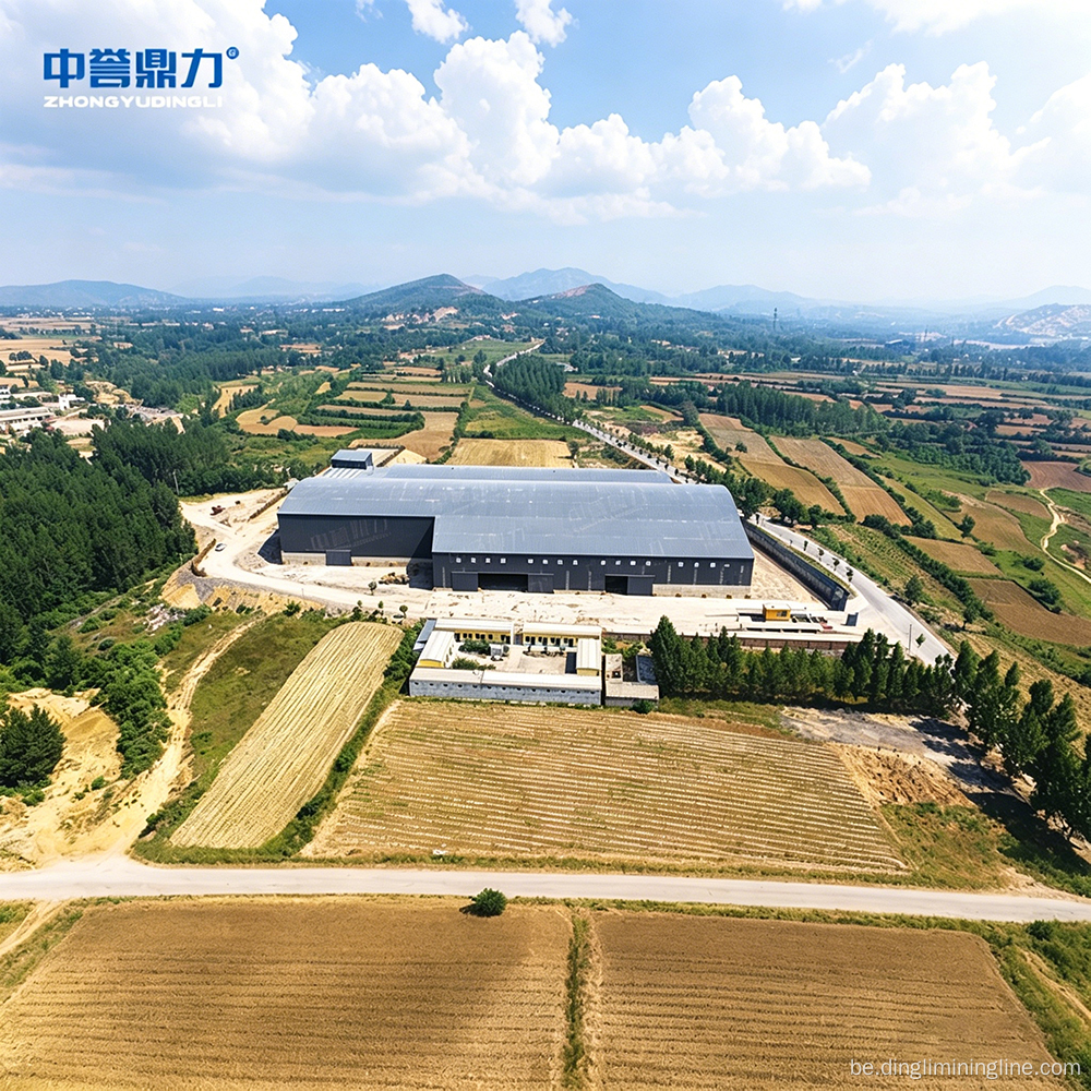 Высокаэфектыўная агрэгатная лінія 600TPH з сістэмай штучнага інтэлекту