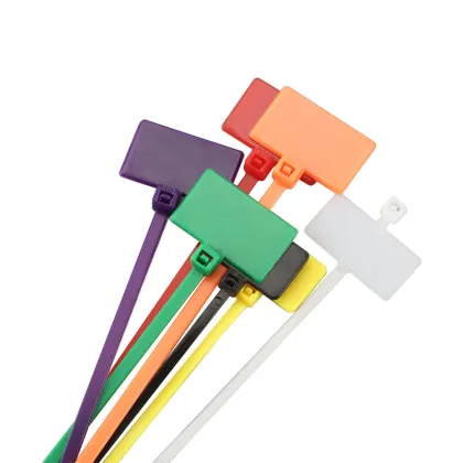 Nylon Label Cable Ties Brand Name Zip Ties Tag Cable Ties" can be condensed to "Brand Nylon Label Zip Ties Cable Ties Tags" but for a more search-engine friendly and concise title, you might consider:

"Brand Nylon Label Zip Ties Cable Management Tags" 

