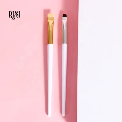 RISI Professional Eyelash & Brow Lamination Brushes - Super Thin Lash Lifting & Brow Brush