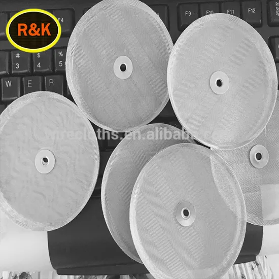 French press coffee filter disc wire mesh food grade filter disc