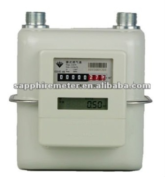 ICG2.5S Sapphire Diaphragm Household Steel Case IC Card Prepaid Intelligent Gas Meter: Advanced Home Gas Management Solution