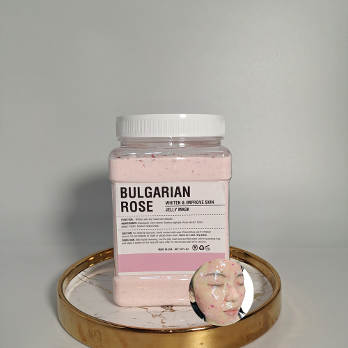 OEM Natural Skincare Cosmetics Rose Extract Rose Hydrojelly Mask Whitening Brightening Jelly Mask Powder