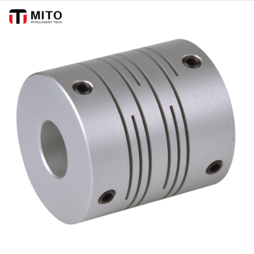 Integrated Aluminum Encoder Rigid Coupling and Step-Servo Motor System with Parallel Line Shaft Coupling