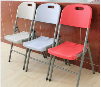 Colorful folding chairs