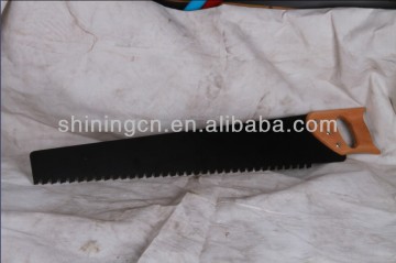 teflon coated masonry saw with wooden handle