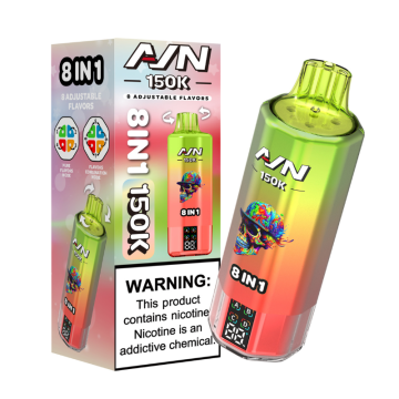 Vape Aliran Udara Sekali Pakai 8 in 1 yang Dapat Disesuaikan Rasa