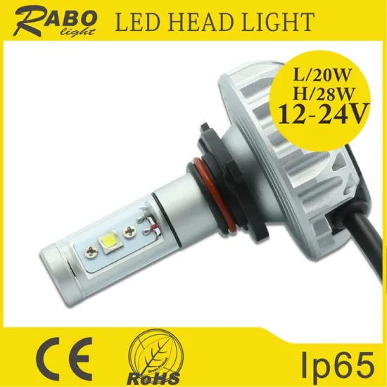 Newest DC24V 12V led headlight passat, 2200LM per bulb H4 h7 h11 h13 9005 led motorcycle headlight bulb, mr light led headlight