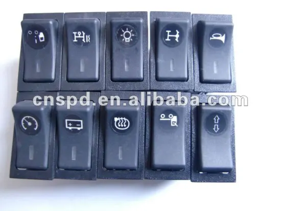 Neoplan commercial bus rocker switch series