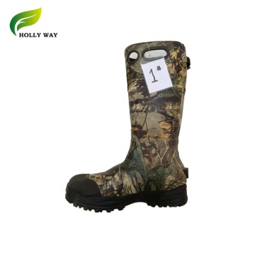 Men's Neoprene Camo Hunting Boots with Handle