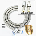 1PC 1M/1.5M Stainless Steel Shower Hose Plumbing Hoses Flexible Bathroom Shower Head Hose Pipe Washers Water Pipe Washers