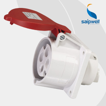 Waterproof IP44 400V 32A 6h 4pin Industrial Socket (SP1399)