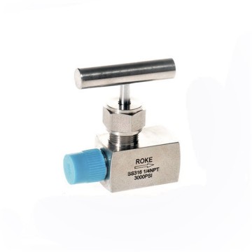 MINI Needle Valve 1/2 NPT Forged Stainless Steel Instrument Male to Female Thread Valve