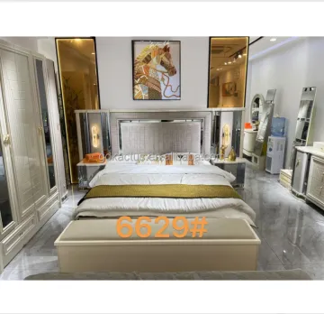 High-End Royal King Size Luxury Bedroom Furniture Set