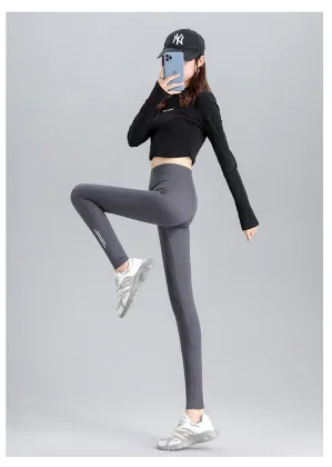 New Arrivals Fitness Women Skinny Solid Pants