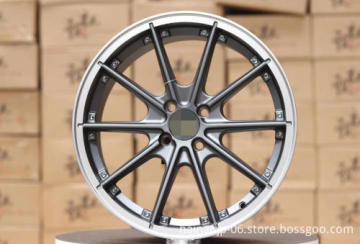 Wholesale 17 18 19 Inch Rims 4x100 5x100 Rivet Wheels for Passenger Cars