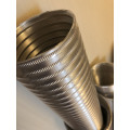 Ducción extractor de humos Conducto flexible de aluminio semirrígido de aluminio
