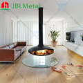 Modern Freestanding Wood Burning Fireplace