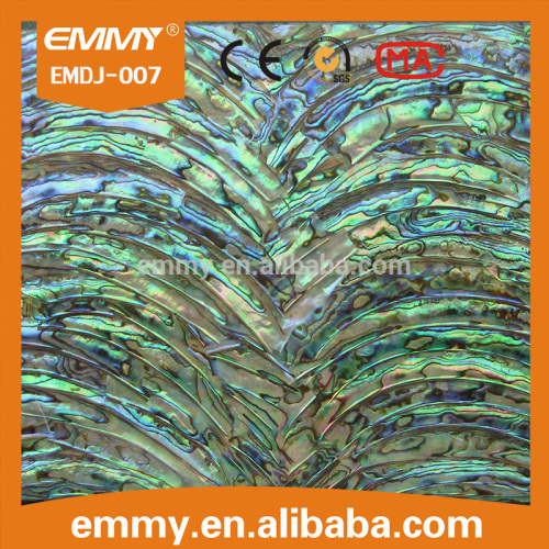 hot-sale green natural abalone mother of pearl shell paper pieces for wall decorative