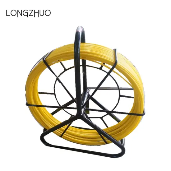 Yellow Cable Duct Resin Coated Fiberglass Duct Rodders