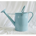 Metal watering can with customizable pattern