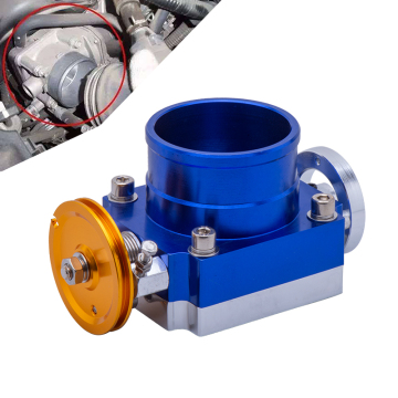 Universal Throttle Body 65mm-90mm Billet Aluminum High Flow Intake Manifold