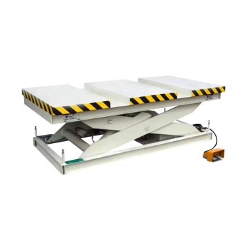 Hydraulic Scissor Lift with Conveyer Table System for CNC Panel Cutting Saw Loading and Off-Loading