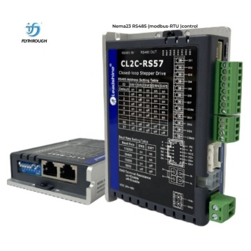 Venta caliente NEMA23 Controlador de circuito cerrado con codificadores y controladores RS485 Modbus RTU