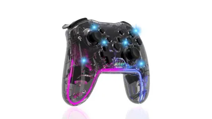 Wireless RGB LED Game Controller for Nintendo Switch