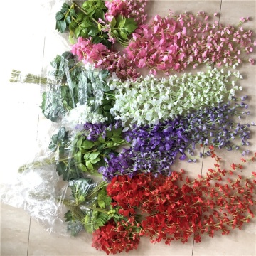 E-1021 Artificial Pink Wisteria Tree Ceiling Decor