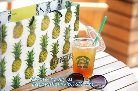 Custom-made Paper Bags Printing, logo print for food packaging, Handle Promotional Brand Gift Bag