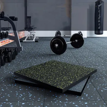 Affordable Yugland Rubber Mat Flooring: High-Quality, Shockproof EVA Tiles for Multi-Purpose Fitness and Gym Use