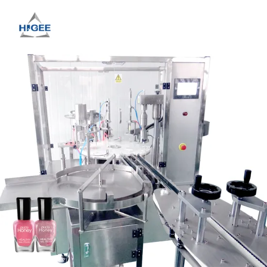 Higee Automatic Small Production Line Vial Filling Capping Machine
