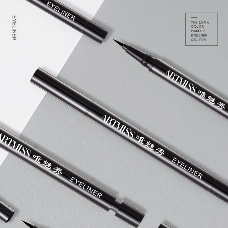 Dry quickly Proof against water Oil and sweat eye liner pencil waterproof liquid eyeliner