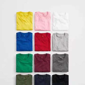 Herren Pure Color Kurzarm T-Shirt