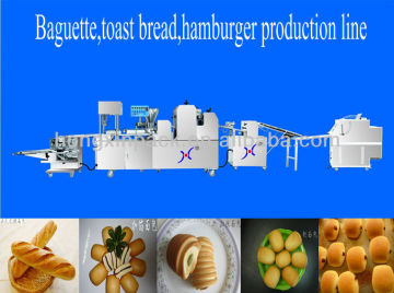 production line of soft bread