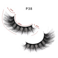 short thick 8mm eyelashes 4d fake lashes