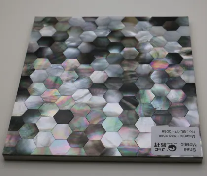 natural black mother of pearl shell mosaic,black lip pearl shell mosaic